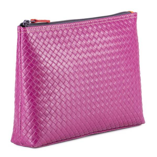 Mywalit Make-Up Case Grande Linea Embossed Nappa Sangria Multi