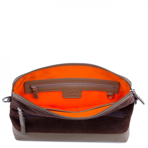 Mywalit Borsa A Tracolla Pompei Con Zip Mink