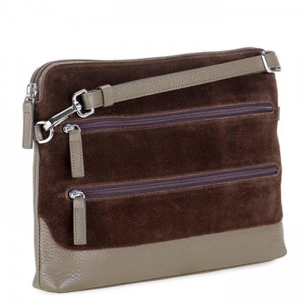 Mywalit Borsa A Tracolla Pompei Con Zip Mink