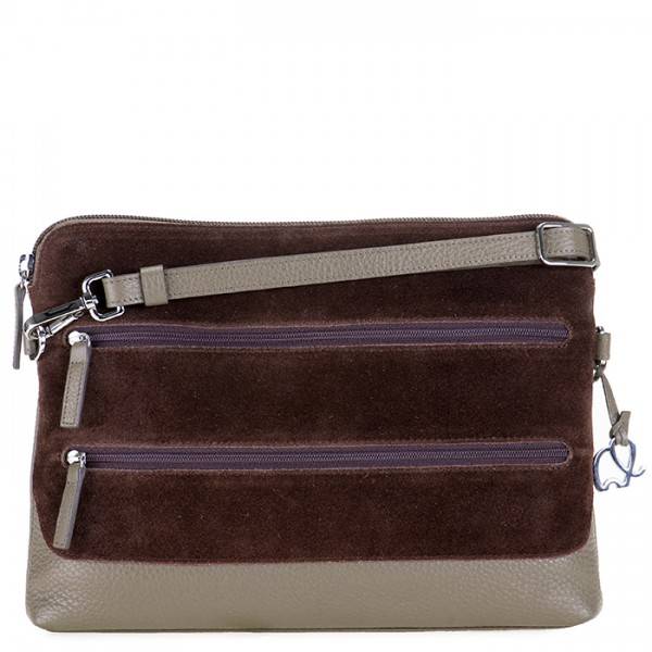 Mywalit Borsa a tracolla Pompei con zip Mink