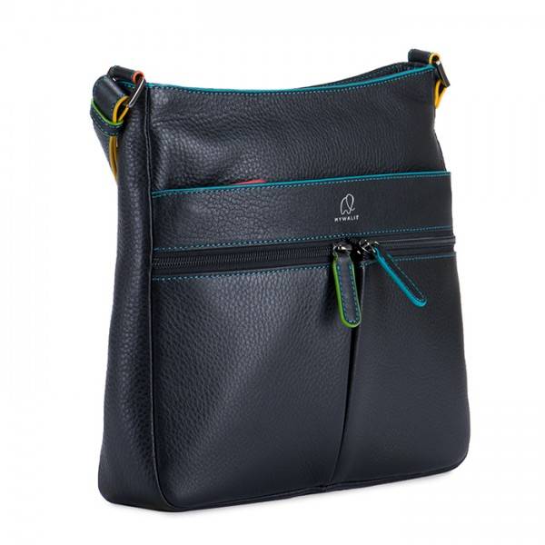 Mywalit Borsa A Tracolla Slim Cortona Black Pace