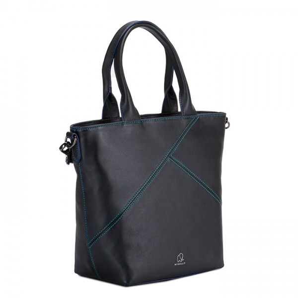 Mywalit Borsa Con Manici Carrara Nero