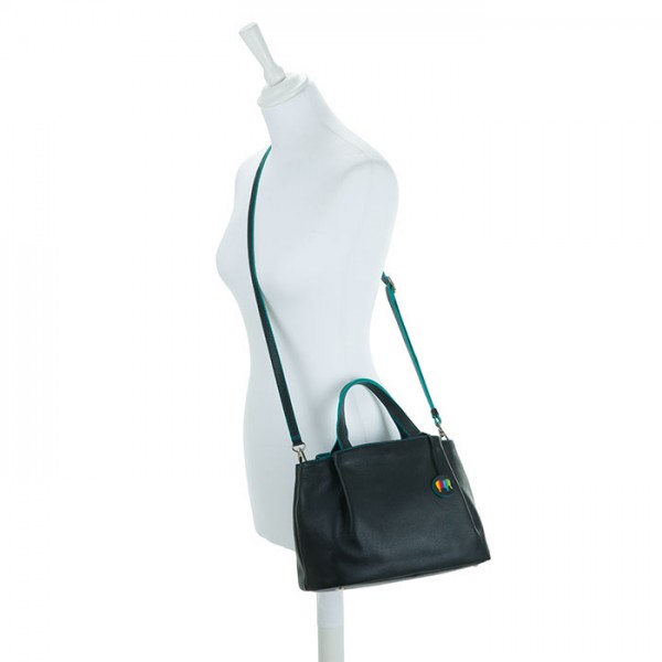 Mywalit Borsa Con Manici Verona Media Black Pace