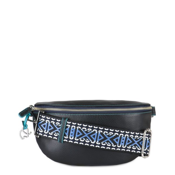 Mywalit Borsa con tracolla in tessuto Olbia Nero
