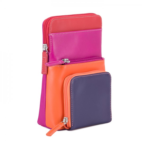 Mywalit Organiser Con Tripla Zip Sangria Multi