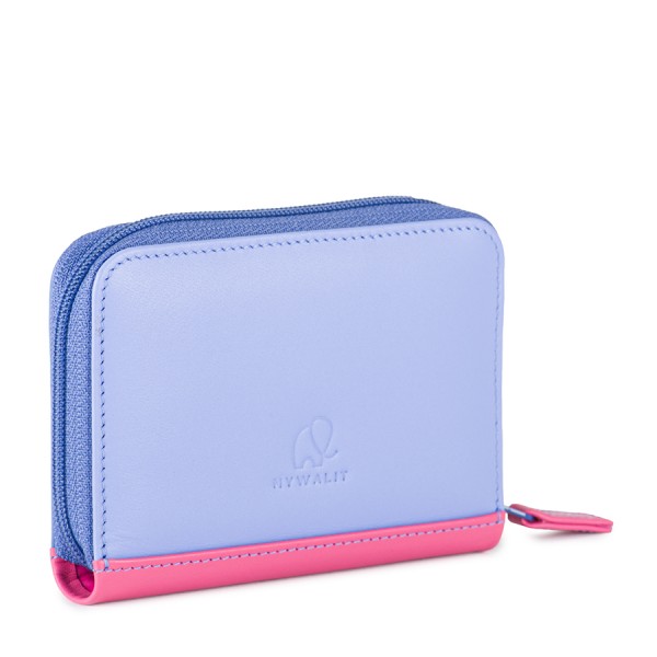 Mywalit Porta Carte Di Credito Con Zip Viola