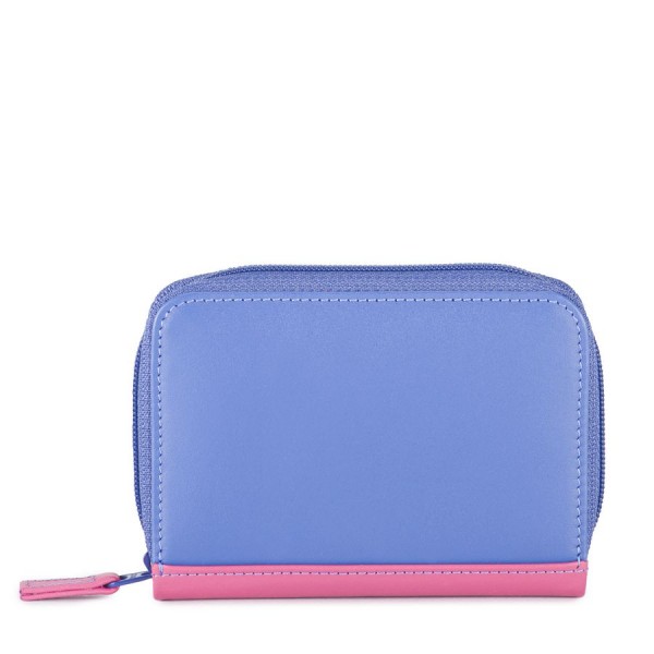 Mywalit Porta carte di credito con zip Viola
