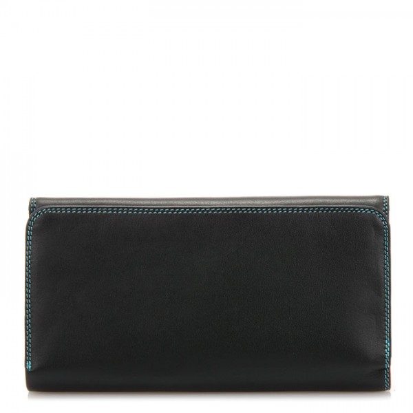 Mywalit Portafoglio A Tre Ante Con Zip Black Pace