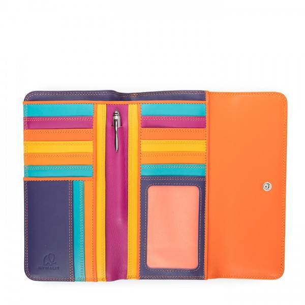 Mywalit Portafoglio A Tre Ante Con Zip Copacabana