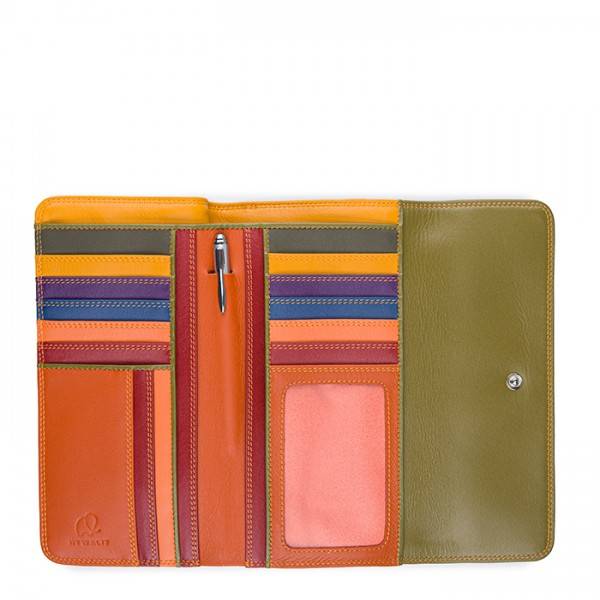 Mywalit Portafoglio A Tre Ante Con Zip Lucca