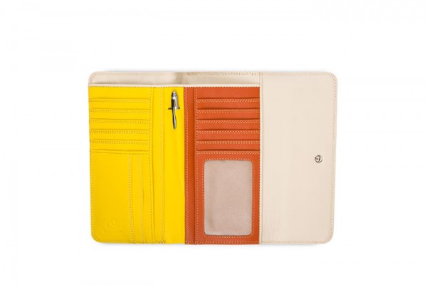 Mywalit Portafoglio A Tre Ante Con Zip Puglia