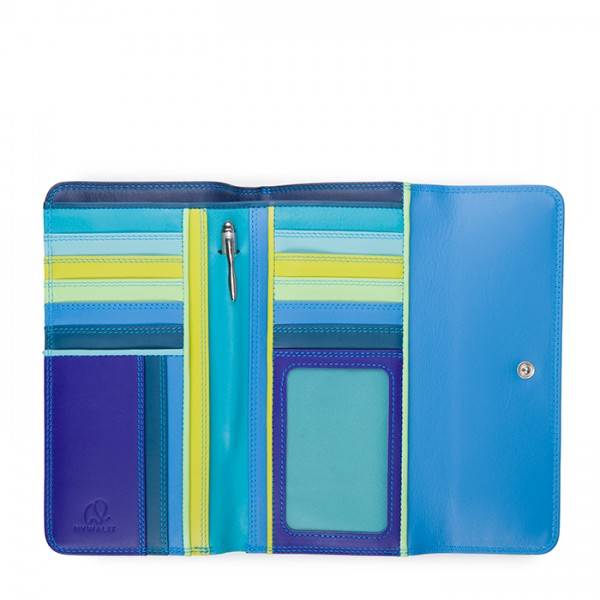 Mywalit Portafoglio A Tre Ante Con Zip Seascape