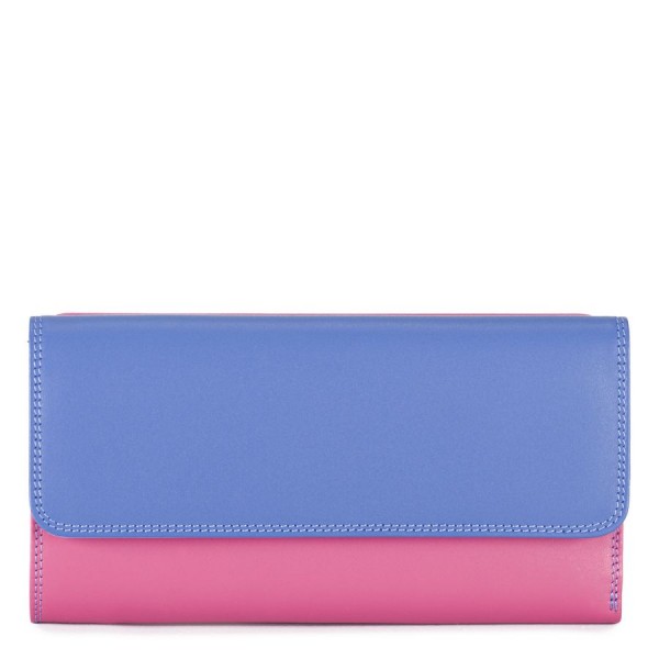 Mywalit Portafoglio a tre ante con zip Viola