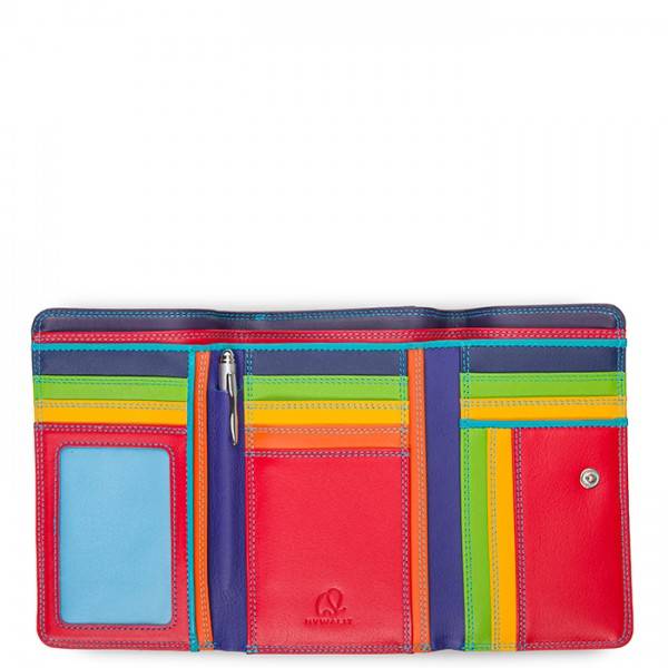 Mywalit Portafoglio A Tre Ante Grande Black Pace