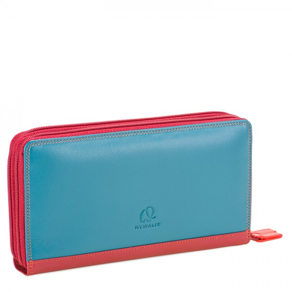 Mywalit Portafoglio Con Doppia Zip Grande Vesuvio