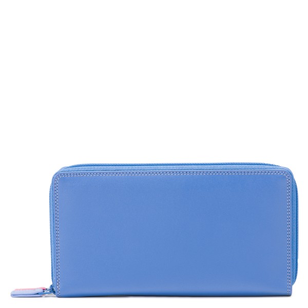 Mywalit Portafoglio con doppia zip grande Viola
