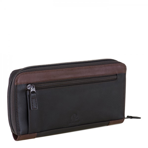 Mywalit Portafoglio Con Zip Grande Cacao
