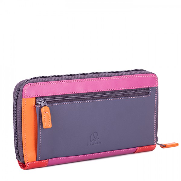 Mywalit Portafoglio Con Zip Grande Sangria Multi
