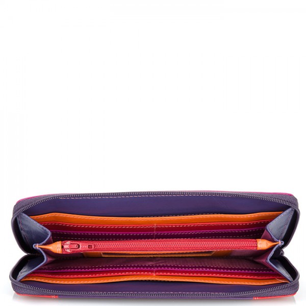Mywalit Portafoglio Con Zip Grande Sangria Multi