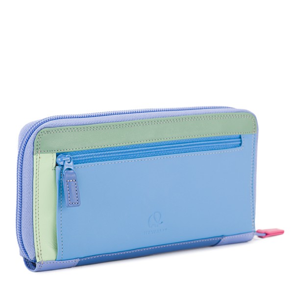 Mywalit Portafoglio Con Zip Grande Viola