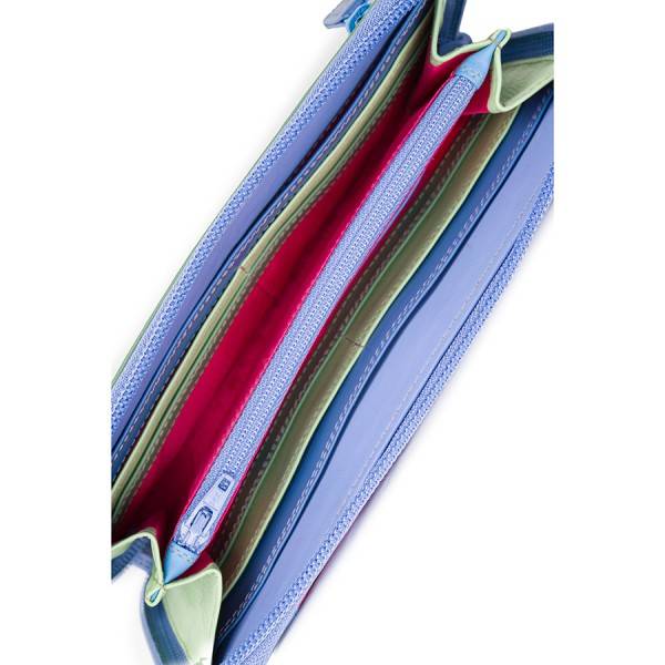 Mywalit Portafoglio Con Zip Grande Viola