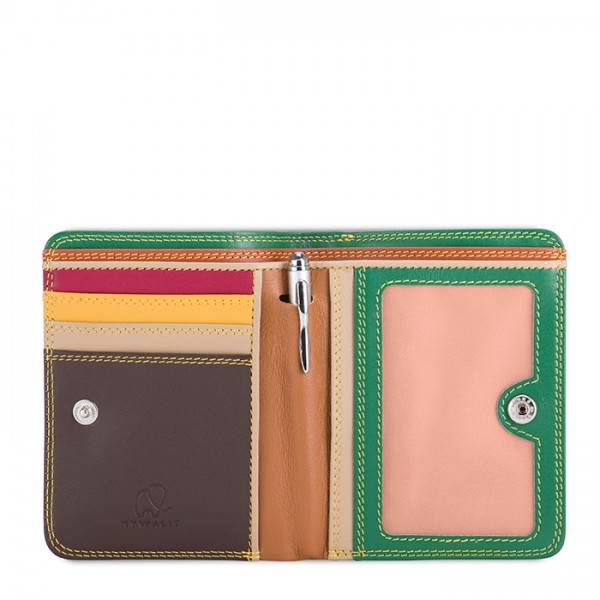 Mywalit Portafoglio Con Zip Medio Bosco