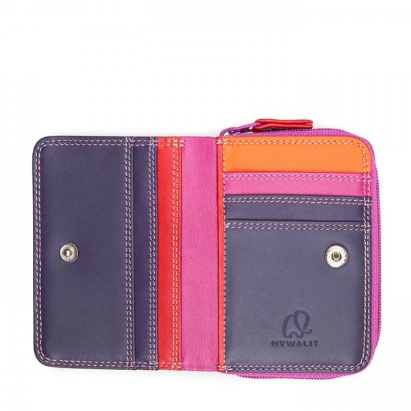 Mywalit Portafoglio Con Zip Piccolo Sangria Multi