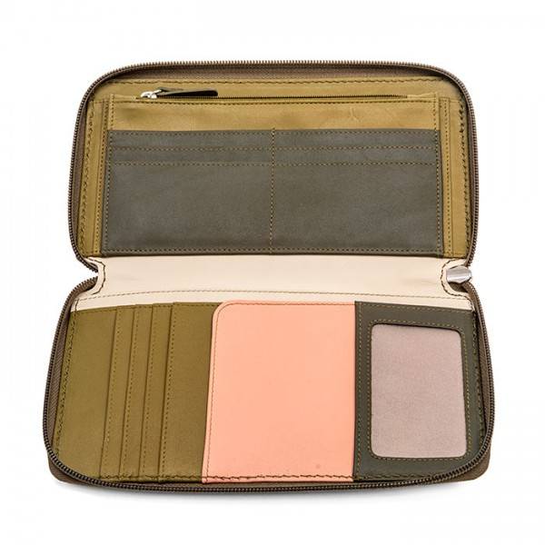 Mywalit Portafoglio Da Viaggio Grande Oliva