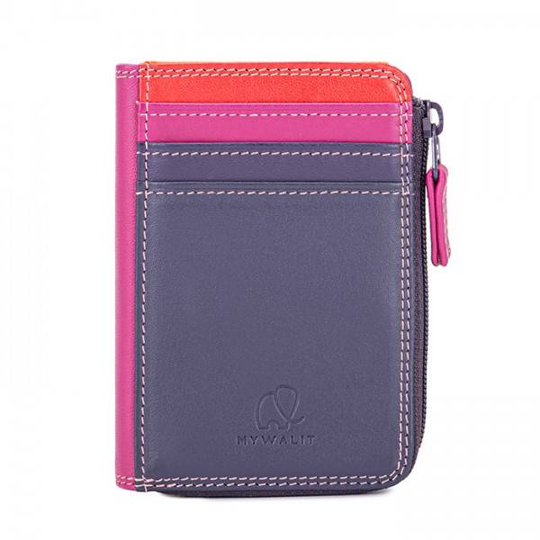 Mywalit Portafoglio piccolo con zip Sangria Multi