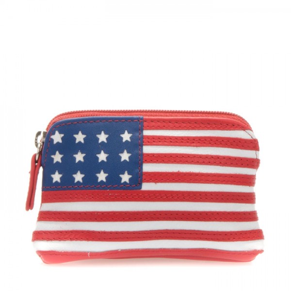 Mywalit Portamonete con bandiera USA