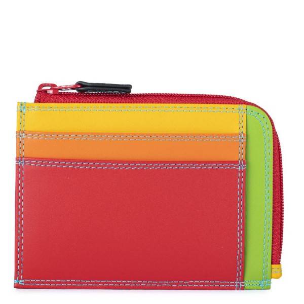 Mywalit Portamonete/Portacarte con zip Black Pace