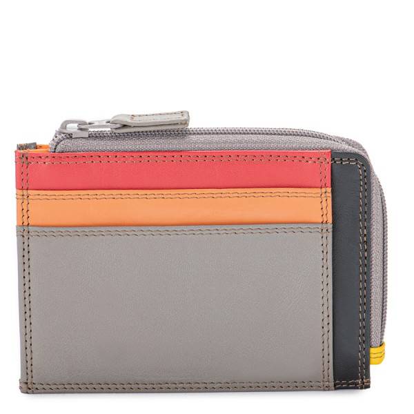 Mywalit Portamonete/Portacarte con zip Fumo