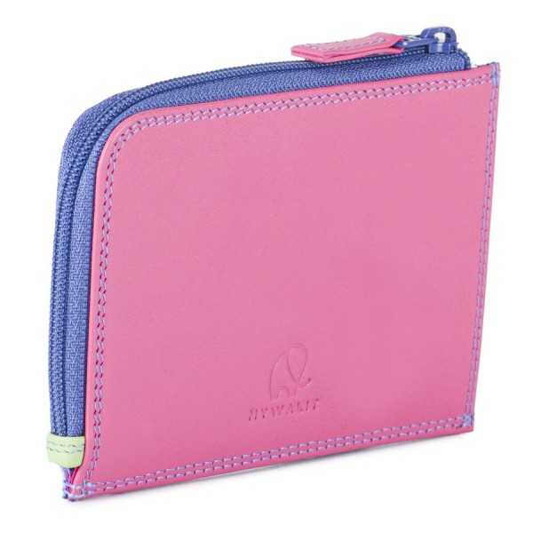Mywalit Portamonete/Portacarte Con Zip Viola