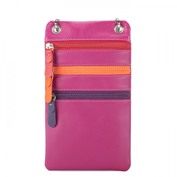Mywalit Organiser con tripla zip da collo Sangria Multi