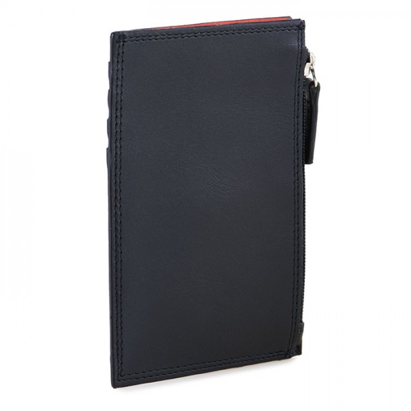 Mywalit Porta Carte Di Credito Con Portamonete E Tecnologia RFID Nero-Arancione