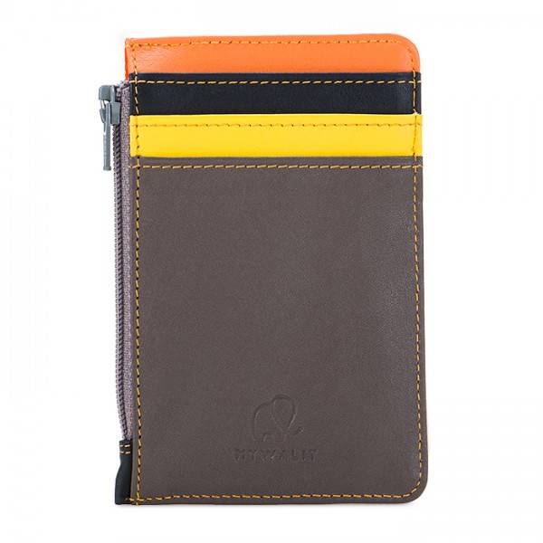 Mywalit Porta carte di credito con portamonete Fumo