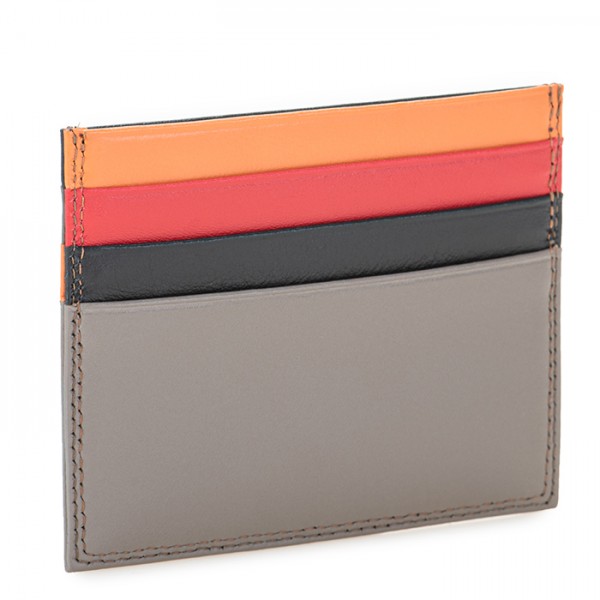 Mywalit Porta Carte Di Credito Doppio Con Tecnologia RFID Nappa Fumo