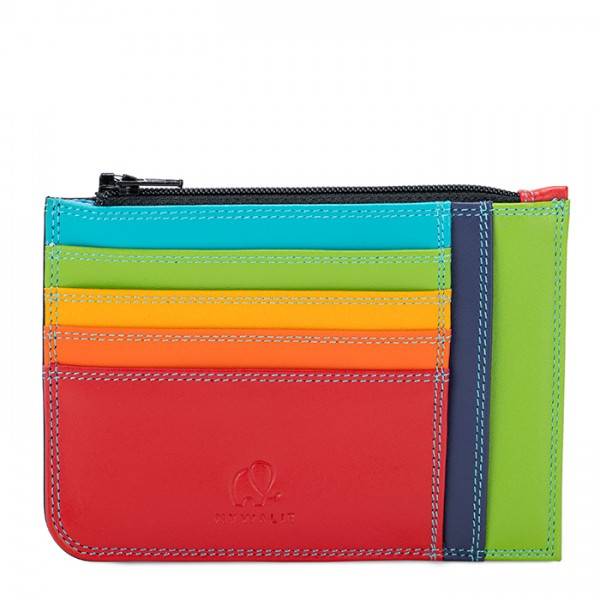 Mywalit Porta carte di credito slim con portamonete Black Pace