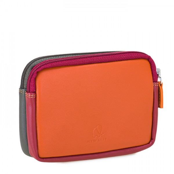 Mywalit Portafoglio/Astuccio In Pelle Con Doppia Zip Lucca