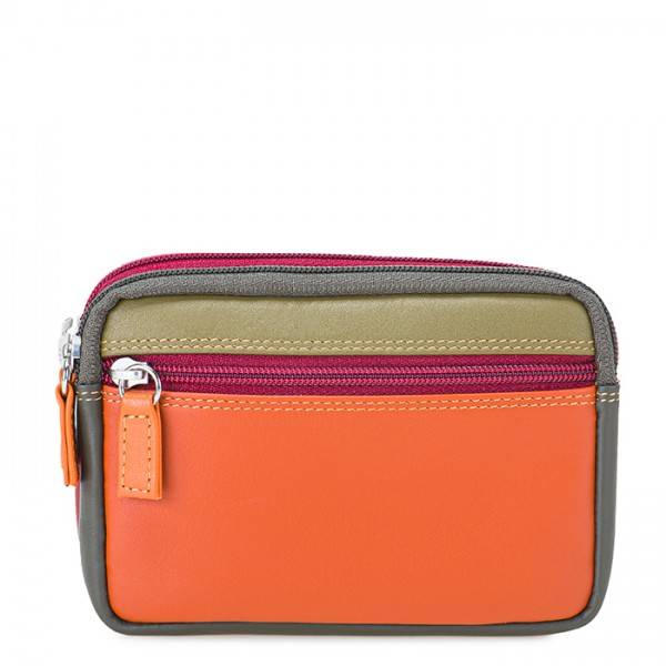 Mywalit Portafoglio/Astuccio in Pelle con doppia Zip Lucca