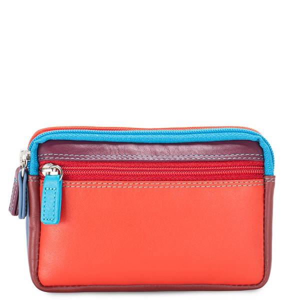 Mywalit Portafoglio/Astuccio in Pelle con doppia Zip Pompei