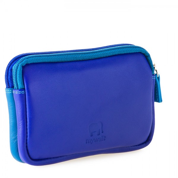 Mywalit Portafoglio/Astuccio In Pelle Con Doppia Zip Seascape