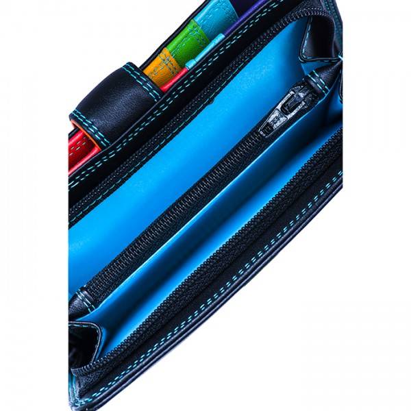 Mywalit Portafoglio Con Bottone A Pressione Grande Black Pace