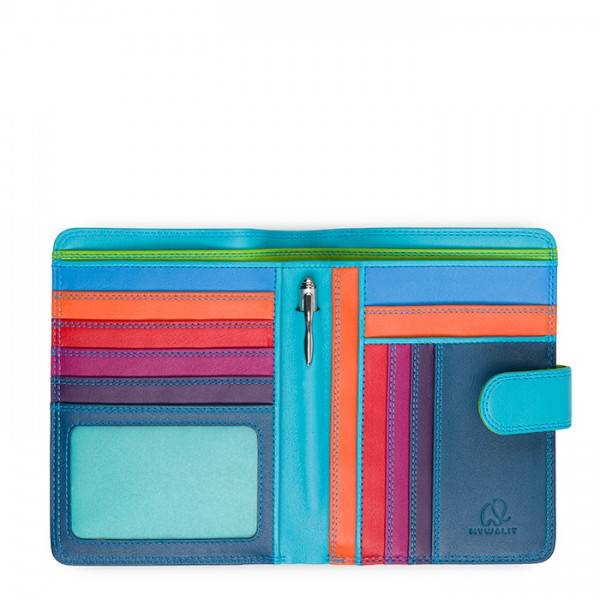 Mywalit Portafoglio Con Bottone A Pressione Grande Liguria