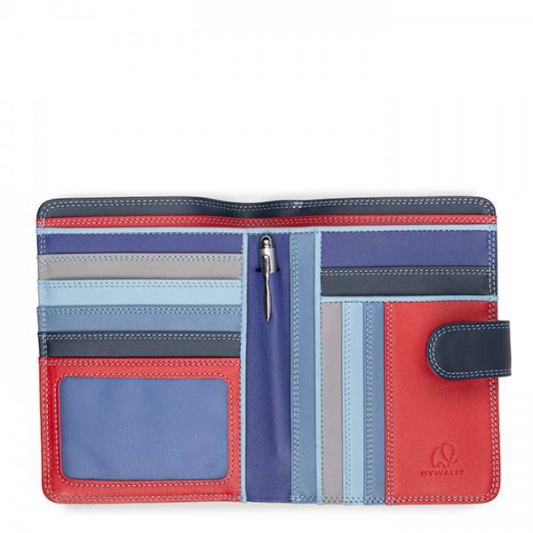 Mywalit Portafoglio Con Bottone A Pressione Grande Royal