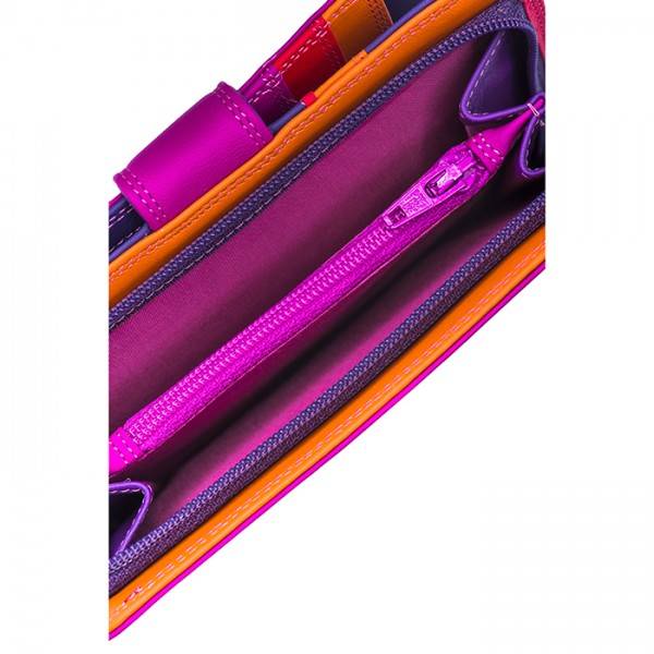 Mywalit Portafoglio Con Bottone A Pressione Grande Sangria Multi