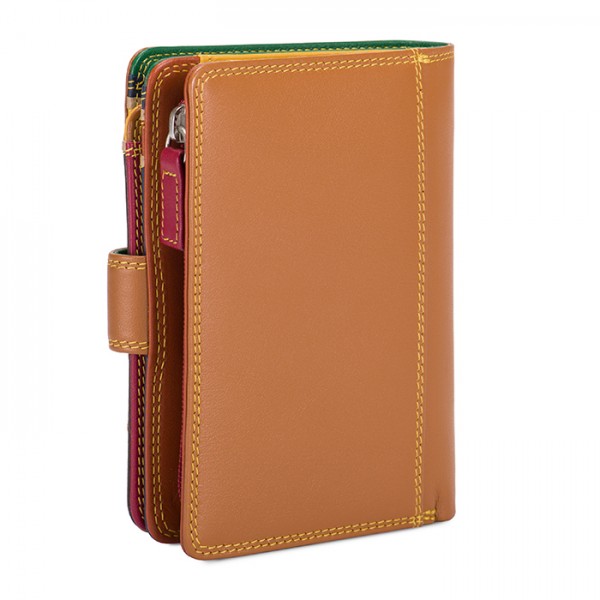 Mywalit Portafoglio Con Bottone A Pressione Medio Bosco