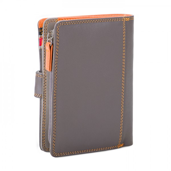 Mywalit Portafoglio Con Bottone A Pressione Medio Fumo