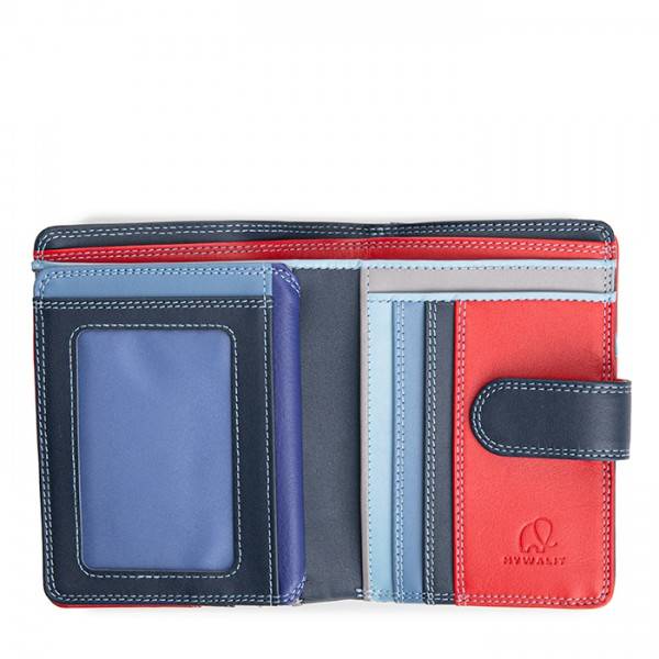 Mywalit Portafoglio Con Bottone A Pressione Medio Royal