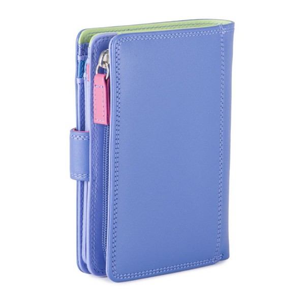 Mywalit Portafoglio Con Bottone A Pressione Medio Viola